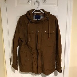 Men’s Aeropostale Brown Rain Coat Medium
